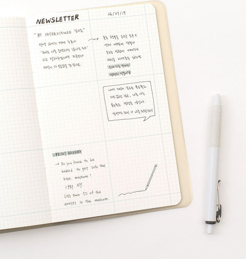 2027 Weekly Planner Medium [8colors] | Notable Memory Medium Weekly Diary