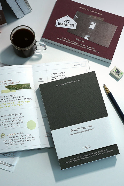 2026 Delight Log Weekly Planner [4types]
