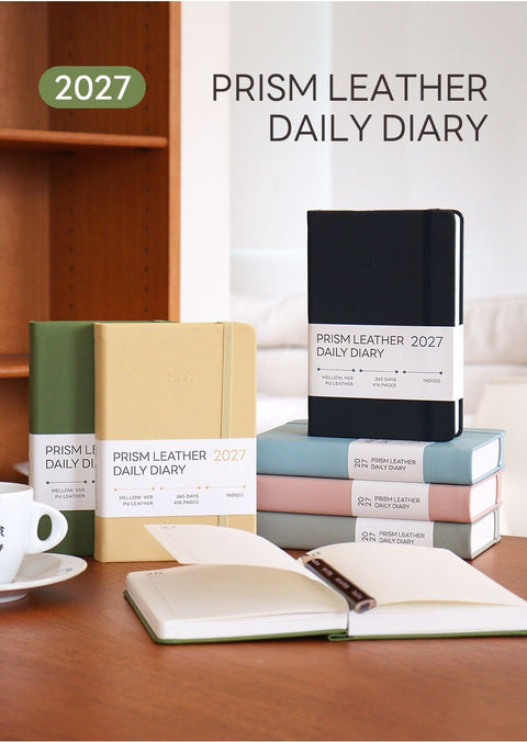 2027 PRISM Daily Diary B6 [6colors] | Daily Planner 2027