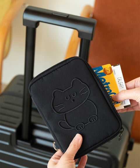 Brunch Brother Black Mogry Passport Pouch