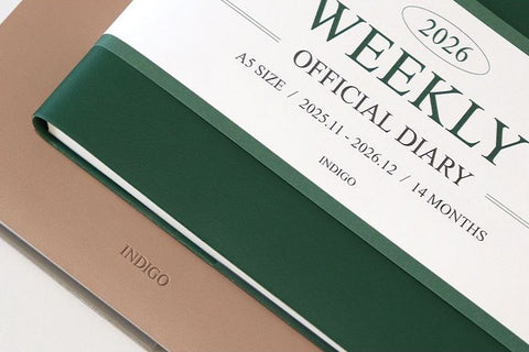 2026 Official A5 Weekly Planner [10colors] | Weekly Diary