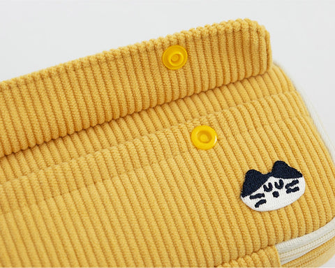 Brunch Brother Mogry Corduroy Pencil Case [6colors] | Pen Pouch