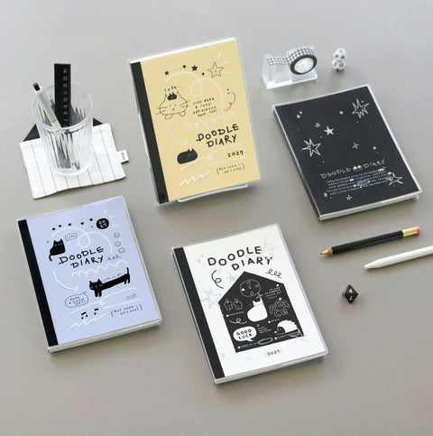 2027 Doodle Weekly Planner [4types]