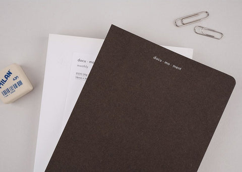 Docu Moment Monthly Planner [2types] | Monthly Diary