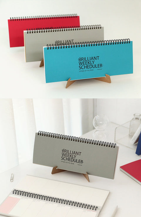 Brilliant Weekly Scheduler [3colors] | Weekly Planner