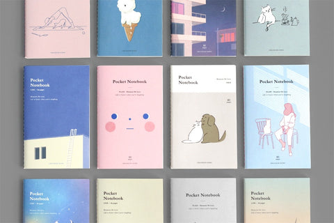 Pocket Notebook v.2 _ Line [4types]
