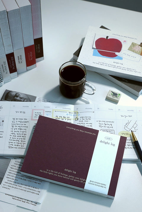 2026 Delight Log Wide Weekly Planner [4types]