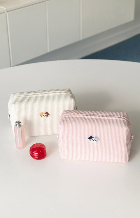 Brunch Brother Mogry Corduroy Makeup Pouch [6colors]