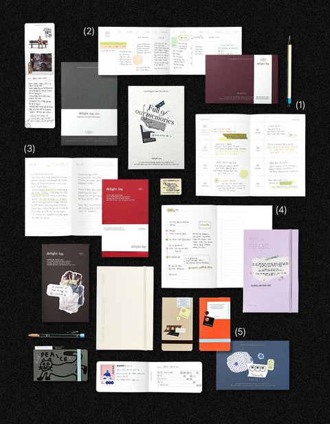 2026 Delight Log Weekly Planner [4types]