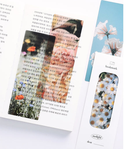 Melight Translucent Bookmark 4PCS Set | Planner Bookmark