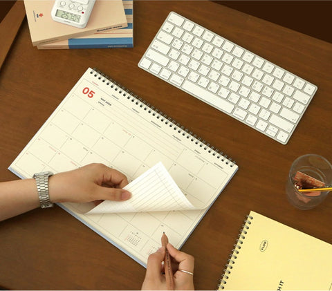 2026 Flow Monthly Planner A4 [2colors] | 2026 Desk Calendar