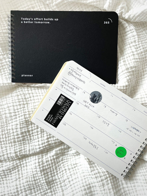 Build Up 365days Daily Planner [5colors] | Daily Time Scheduler