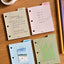 Freestyle Index Pad Mini 3 Holes Inserts [17types] | 3 Ring Diary Inserts
