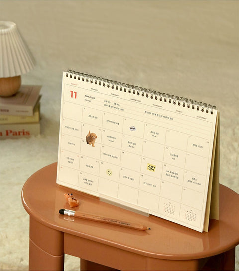 2026 Flow Monthly Planner A4 [2colors] | 2026 Desk Calendar