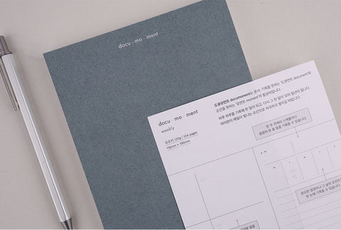 Docu Moment Weekly Planner [2types] | Weekly Diary