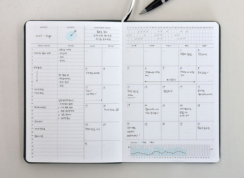 All-in Check Weekly Planner [4colors] | Checklist Planner