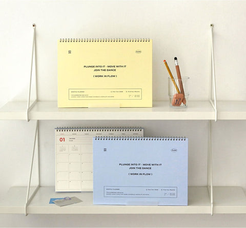2026 Flow Monthly Planner A4 [2colors] | 2026 Desk Calendar