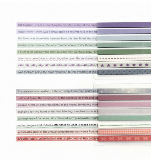 Long Index Easy Cut Highlighter Sticky Notes [2types]