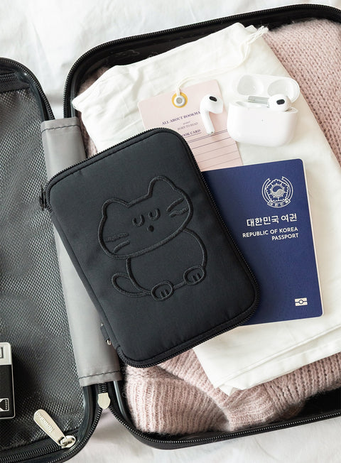 Brunch Brother Black Mogry Passport Pouch