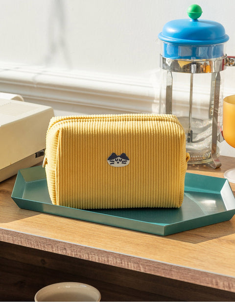 Brunch Brother Mogry Corduroy Makeup Pouch [6colors]