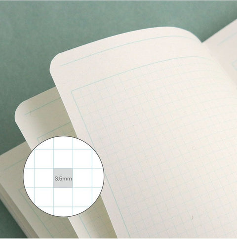 Slow B6 Grid Notebook [4types] | Squared Notebook