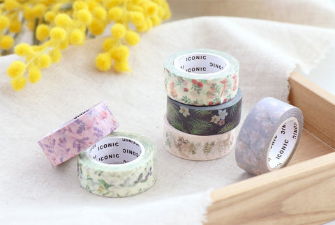 FLOWER Masking Tape [6types]