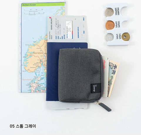 Multi Pocket Mini Pouch v.5 [5colors] | Daily Pouch | Makeup Pouch