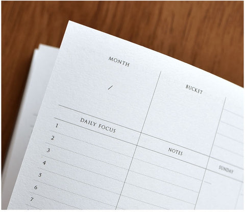 Bucket Alarm Diary [4colors] | Daily Checklist | Bucket List