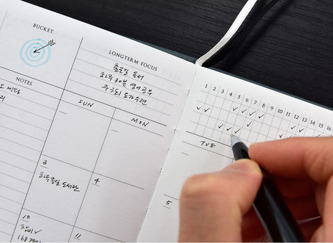 All-in Check Weekly Planner [4colors] | Checklist Planner