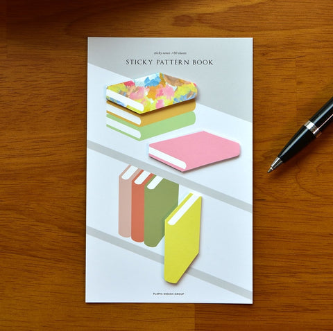 Sticky Pattern Book Notes [12types] | Book Sticky Note