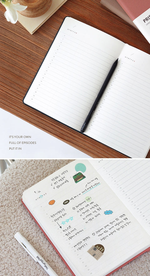 Prism Daily Diary B6 [4colors] | Daily Planner