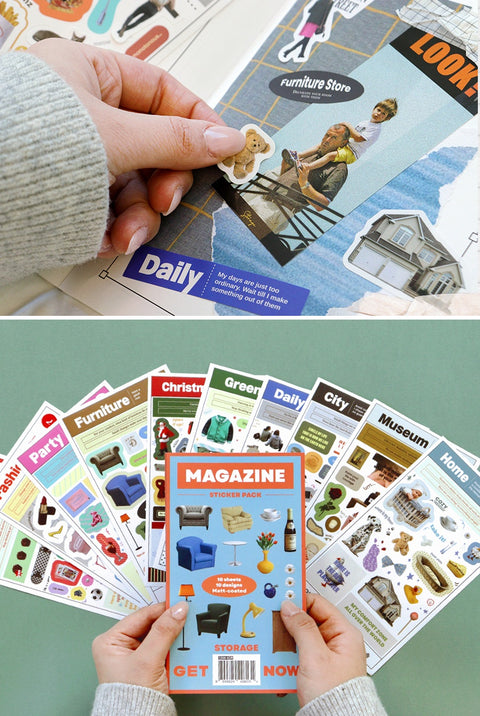 Storage: Magazine Sticker Pack | 10sheets