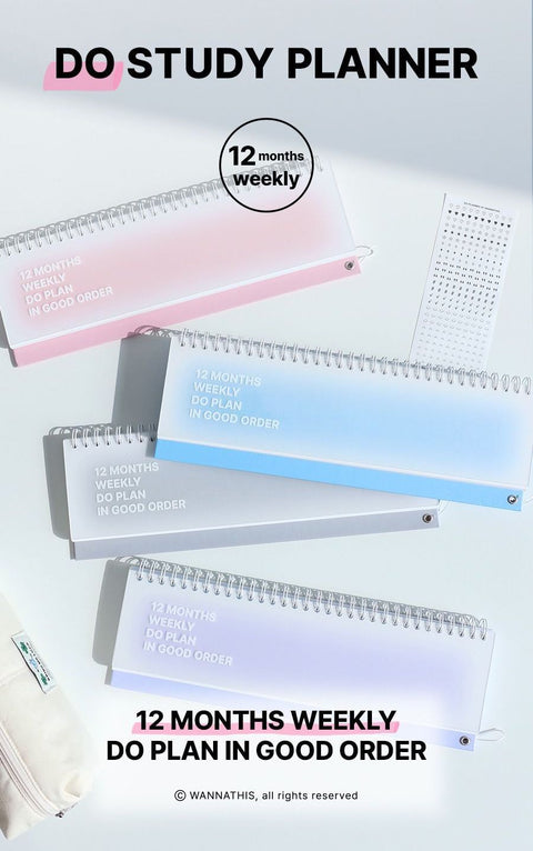 Do Weekly Planner 12months [4colors] | Desk Study Planner