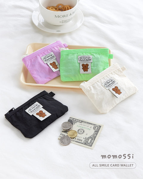 momossi All Smile Card Wallet [4colors] | Card Pouch | Coin Purse