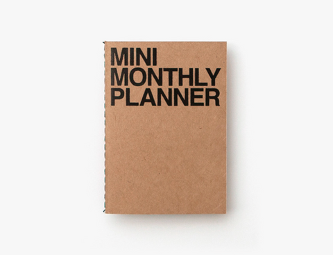 Kraft Monthly Planner [mini, small, medium, large]