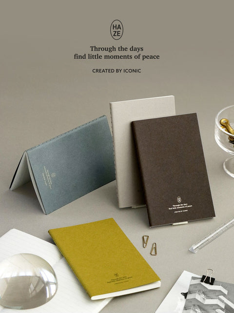 Haze Pocket Line Notebook [4colors] | Ruled Notebook
