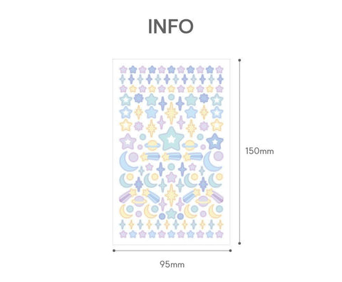 Pure Deco Sticker [2types] | 2sheets