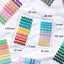 Line Seal Stickers 10types Set