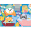 Miiya-o Bath Day Seal Sticker | Kitty Cat Deco Sticker
