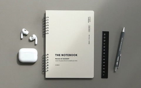 Compact A5 Line Notebook [4colors]