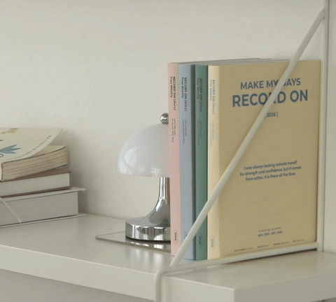 2026 Record On Weekly Planner B6 [4colors]