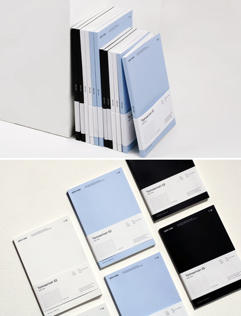 B6 Satin Line & Grid Notebook [3colors]| Tomoeriver