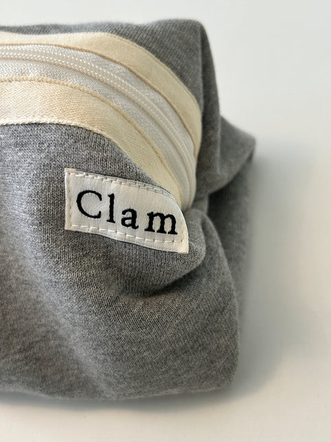 Clam Round Pouch [Snug Gray] | Daily Pouch