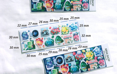 Perfume Seal Sticker [5types] | Planner Deco Sticker