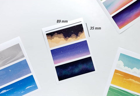 Background Sky Sticker Set | 10sheets