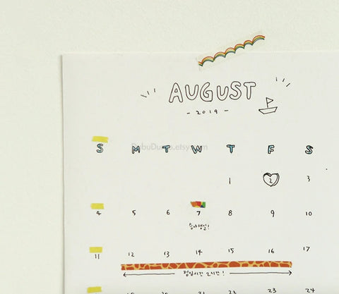 Slim Masking Tape 2p [Rainbow]