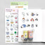 Round and round Diary Deco Stamp [20types]