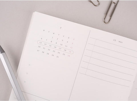 2026 Ordinary Orbit. Weekly Diary [4colors] | Weekly Planner