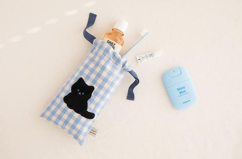 Piyo Check Pencil Pouch [4colors]