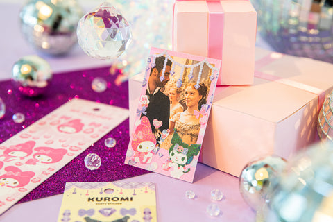 Sanrio Party Seal Sticker [7types] | Kuromi | Hello Kitty | Pompompurin | Kerokerokeroppi